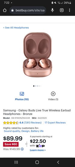 Used Galaxy Buds Live For Sale
