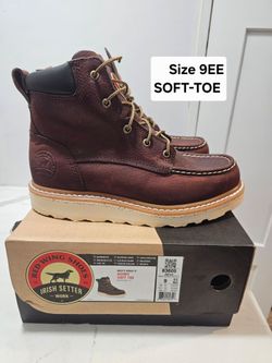 Irish Setter Ashby 6" Work Boot Size 9EE