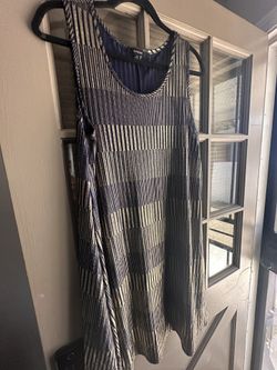 Blue and gold Dress