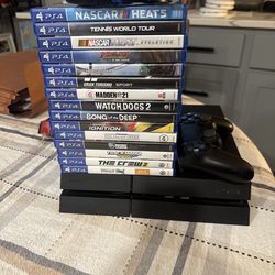PS4 w/16 games $129