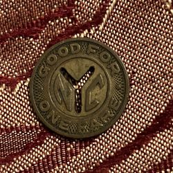 Classic NYC Subway Token
