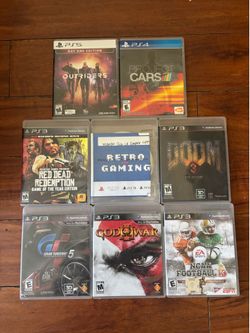 PlayStation 3 games ps5 games work like new