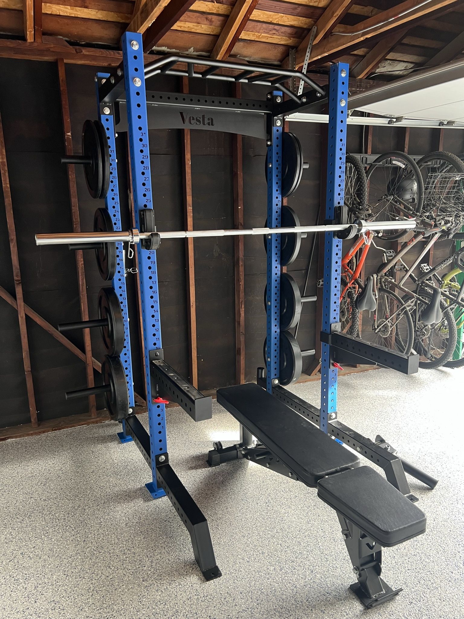 SQUAT RACK/ HR1000/ VESTAFITNESS/ WEIGHTS/ BARBELL/ BENCH/ GYM EQUIPMENT/ FREE DELIVERY 🚚 