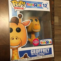 Rare Pop Geoffrey Flocked Toys R Us #12