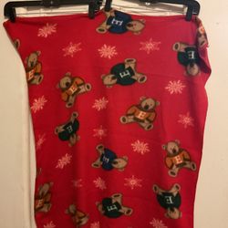 Small Blanket With Teddy Bears
