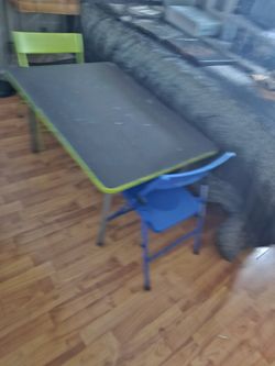Kids Chalkboard Play Table