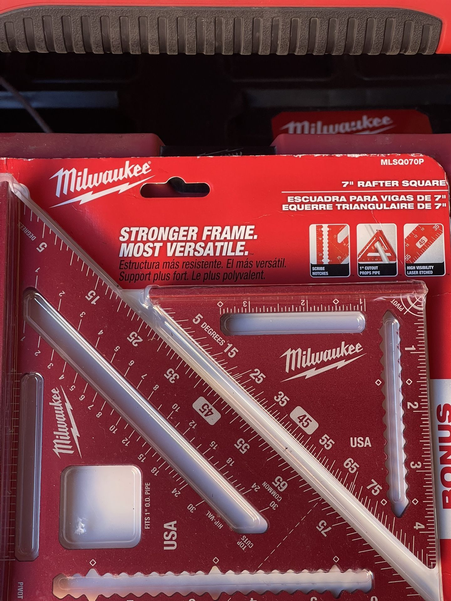 Milwaukee 7 “ Square , Combo 