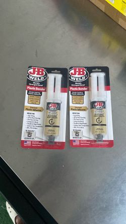 (2) J-D weld plastic bonder