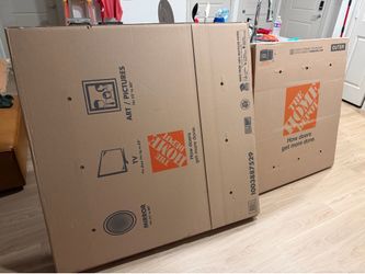TV moving boxes