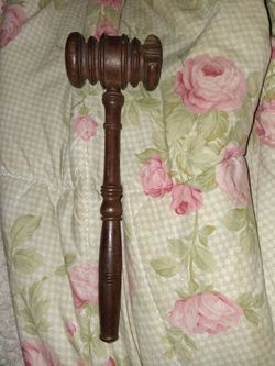 Vintage Wooden Gavel