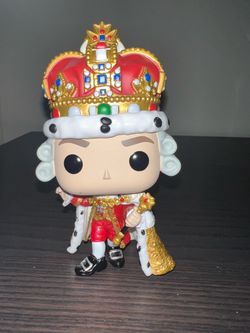 VAULTED OUT OF BOX King George Hamilton Funko Pop #11 Broadway Musical Disney Theater OOB King U.K.
