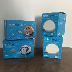 Alexa Echo Dot And Echo Glow Bundle