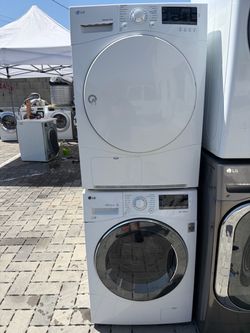 LG 24-inch 220V washer and dryer set