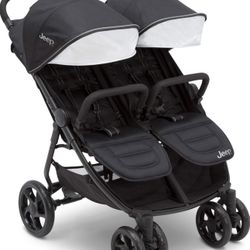 Jeep Destination Ultralight Side x Side Double Stroller, Midnight
