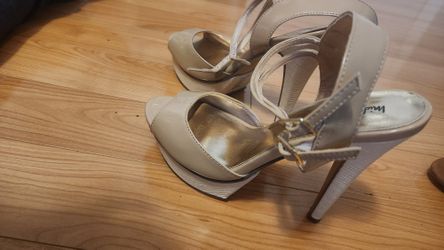 New High Heel Opentoes Strap Shoes