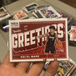 Kelel Ware Greeting Insert Rookie Card No. 2024-25 Panini Hoops