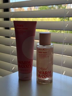 Pink lotion & body mist set