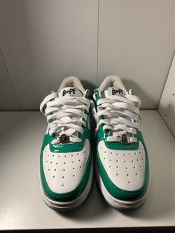 green and white bape