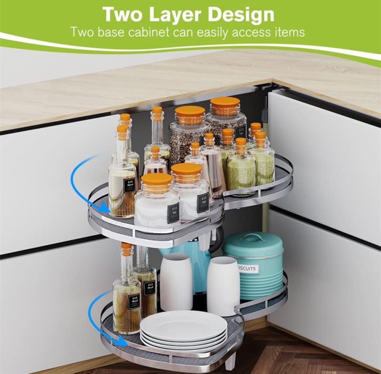 Corner Cabinet Pull Out Organizer