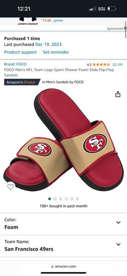 49ers Men’s Sandals 