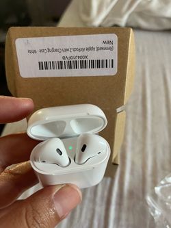 AirPods 2 with charging case( renewed)