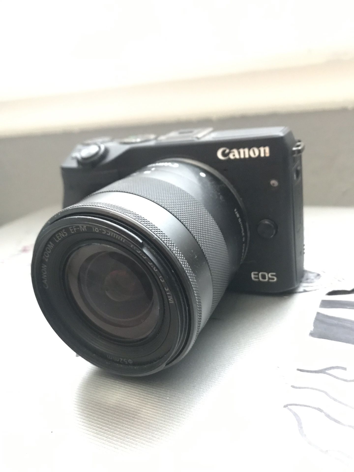 Canon EOS m3 mirrorless camera
