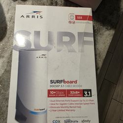 ARRIS (S33) - Cable Modem - Fast DOCSIS 3.1 Multi-Gigabit