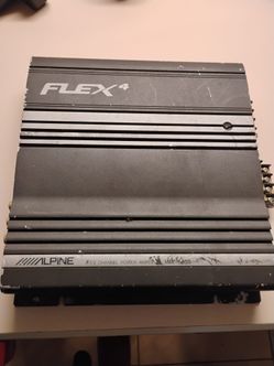 Old school Alpine flex 4  amp