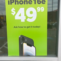 iPhone 16 e Only $49.99 When You Switch At Cricket In Royse City Texas 