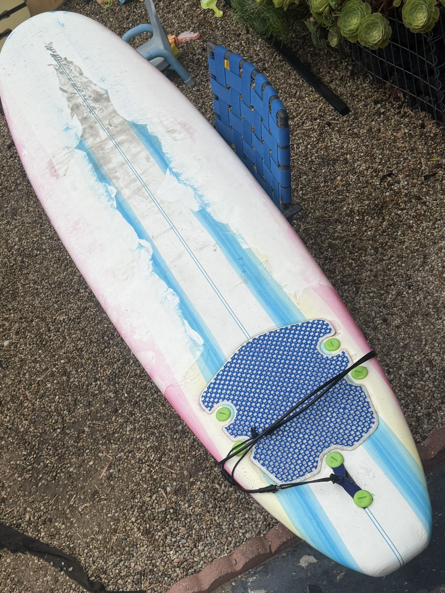 8’ Wavestorm Soft Top Surfboard