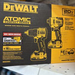 Dewalt New Kit Drill And Impact , Batteries And Charger 
