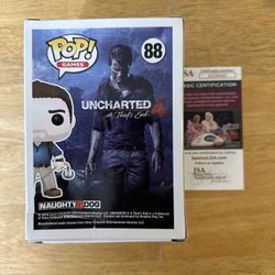  Funko POP Games: Uncharted Action Figure - Nathan Drake : Toys  & Games