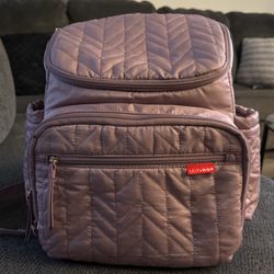 Backpack Diaper Bag Baby Girl (Purple)