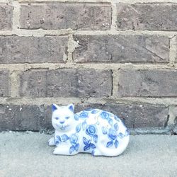 Vintage Ganz Bella Casa Porcelain Cat 