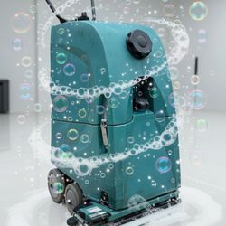 Mopit 5 Cordless 15” Walk-Behind Floor Scrubber - Ready for Action with Minor Fix