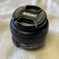 Nikon AF-S 50mm 1.4G Camera lense