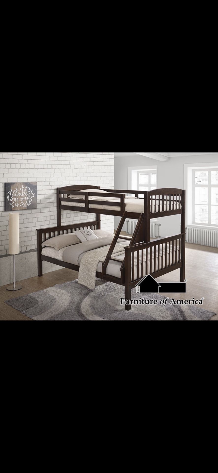 $299 Bunk Bed Twin Full Not Including Mattress 