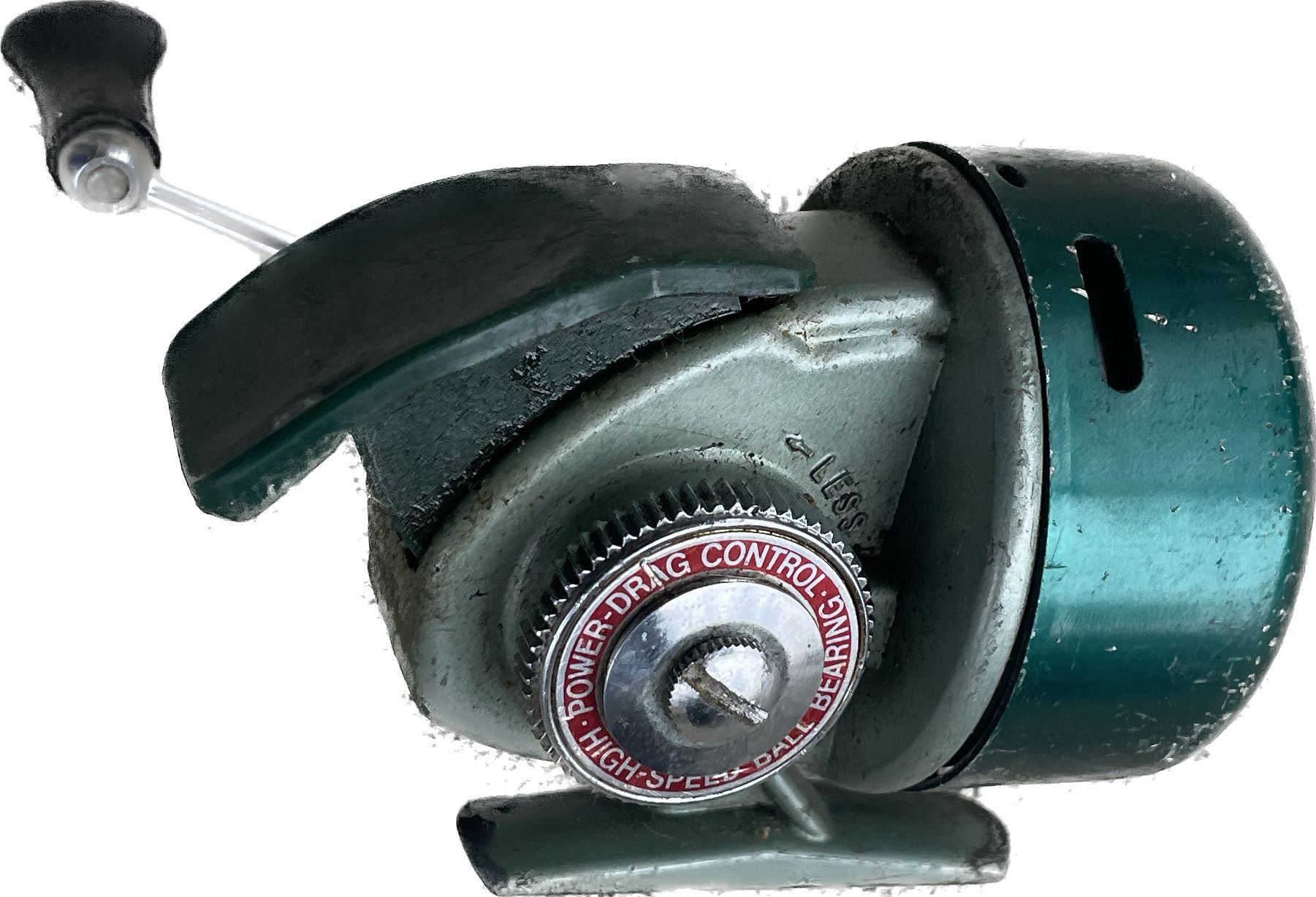 🎣🎣🎣VINTAGE HEDDON "CONVERTIBLE 185" SPIN CASTING REEL ~ WORKS PERFECT! ... BEAUTY!🎣🎣🎣