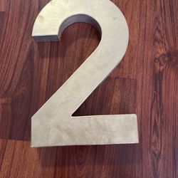 16 Inch Number Two for Craft and Birthday Party