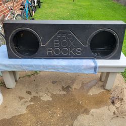 Speaker box 2 12s