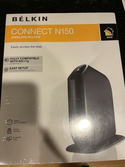 Belkin connect n150 wireless router NEW