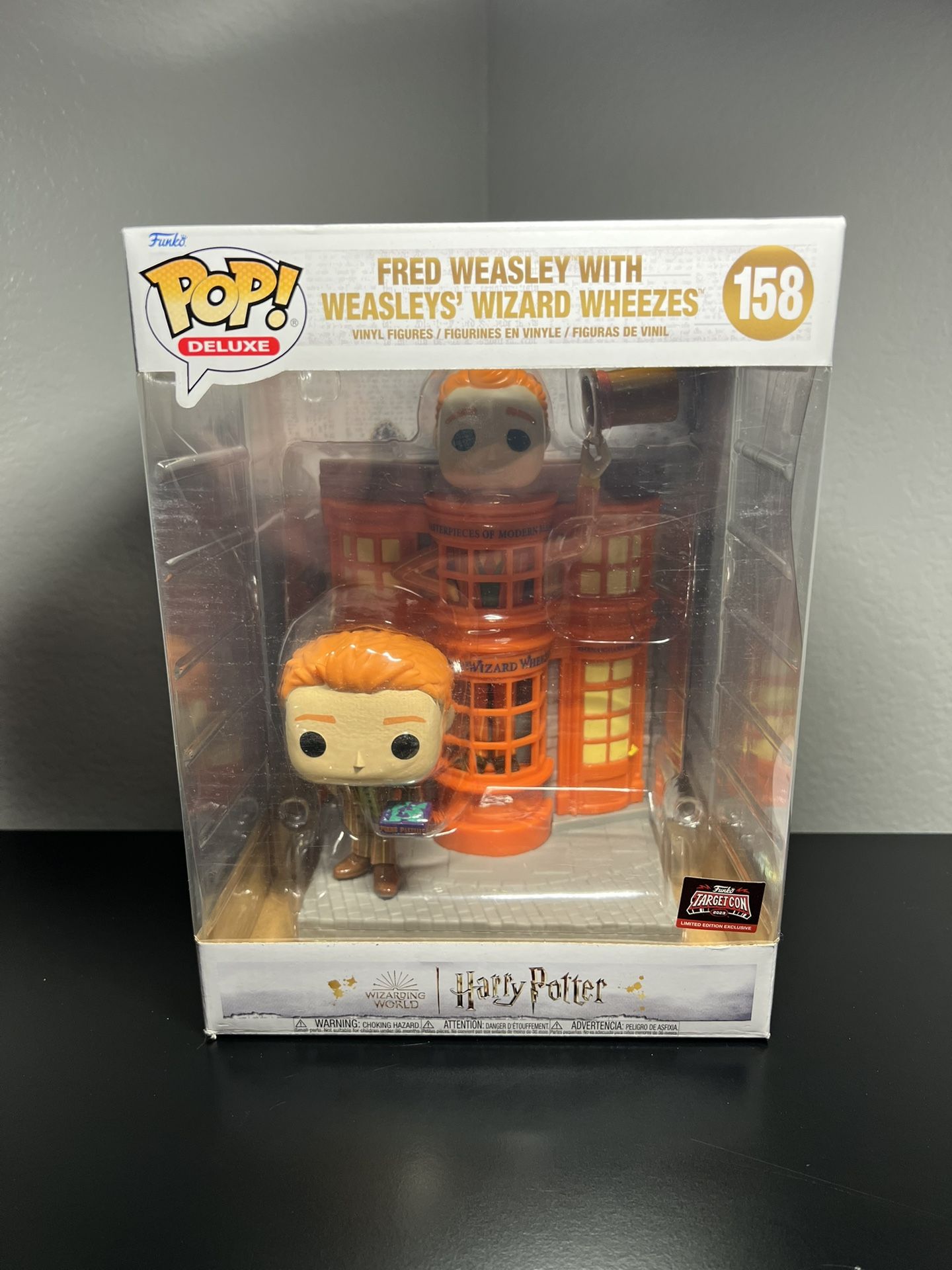 Funko POP! Harry Potter: Wizarding World - Fred Weasley with Weasleys' Wizard Wheezes (Target Exclusive)