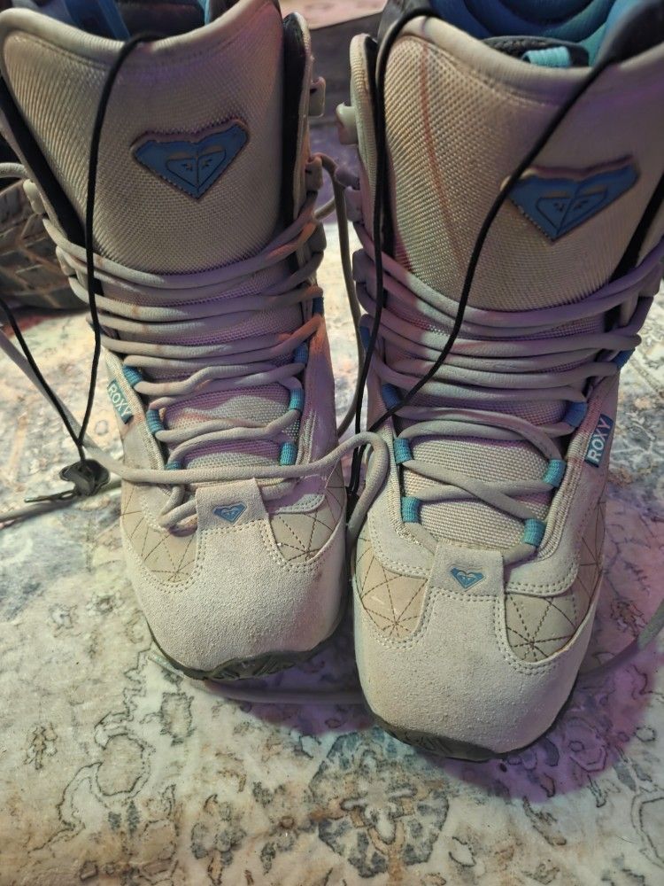 RoxyROXY TRACK LACE TAN/OCEAN C/OROXY TRACK LACE Size 9