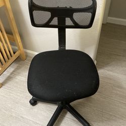 Black Chair Adjustable 