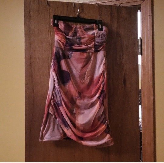 Pretty Little Thing Tube Top Dress