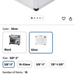 Vearter 10Pcs 5/8''- 2'' TCT Carbide Tipped Hole Saw Set Metal Drill Bit Kit