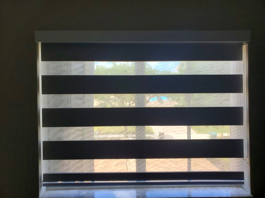 Cortinas Y Persianas Zebra Shades Light Filtering Or Dimout Collection