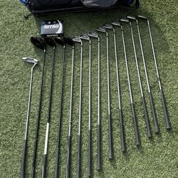 Warrior Golf Club Full Set w/ Taylormade Bag