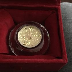 Small Glass Votive w/Velvet Gift Box