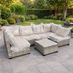 7pc outdoor patio furniture set